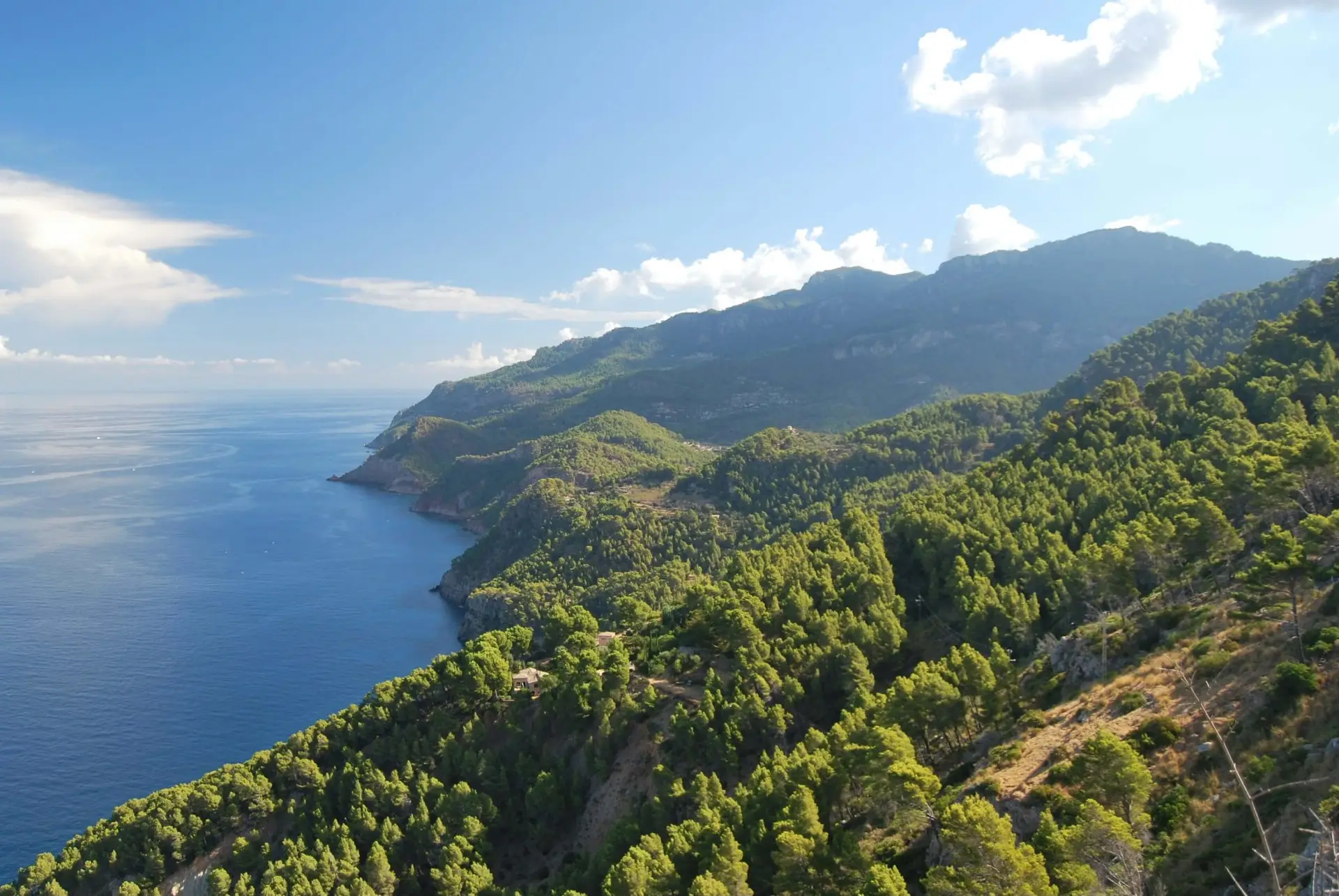 Beautiful Spanish coastline perfect for sailing