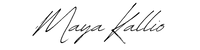 Maya Kallio signature
